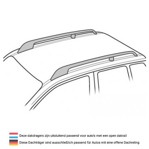 Dachtr&auml;gers Aguri Kia Soul 5- T&uuml;rer Flie&szlig;heck 2008 - 2013